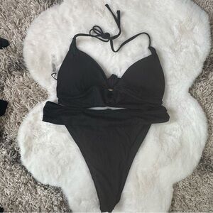 Berlook Sophisticated Black Bikini Set L B08